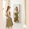 Wall-Mounted Jewelry Cabinet with Full-Length Frameless Mirror, Lockable Storage Organizer with LED Lights for Jewelry, Accessories, and Daily Use (Home & Bedroom Storage)